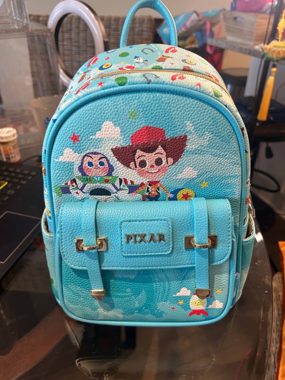 PIXAR Blue Toy Story Mini Backpack NWT